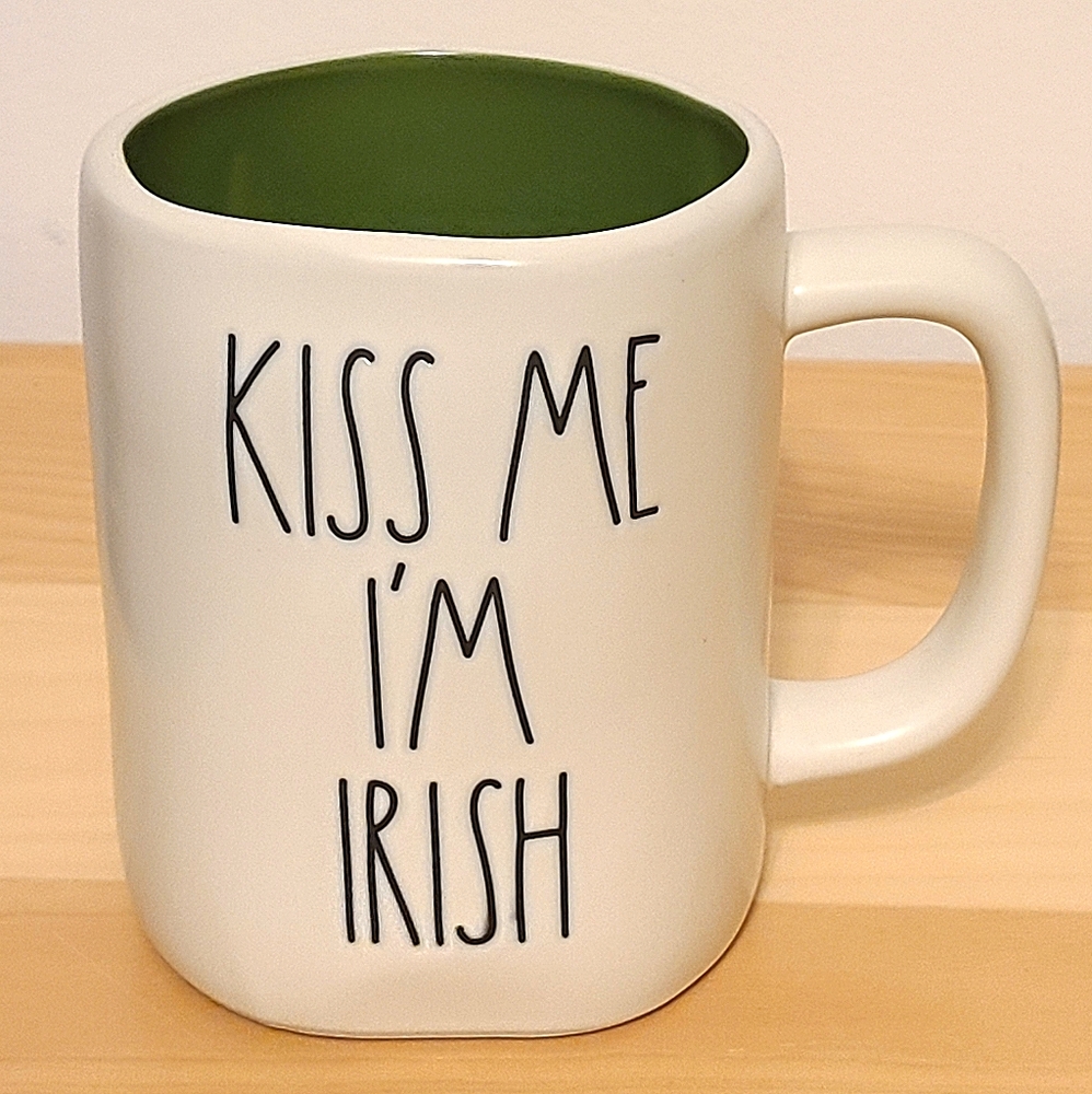 Rae Dunn Kiss Me I'm Irish mug